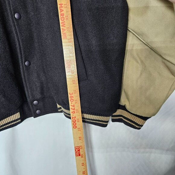 Vintage Bishop Reddaway Safety Award Varsity Jacket L Wool Quilted Canada - Picture 8 of 10